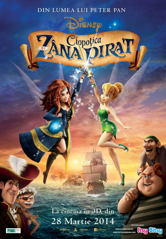 P) acesta, zanele se lupta piratii in filmul Disney si Zana Pirat"