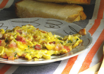 Mic dejun copios: 5 retete de omleta, Omleta fermierului